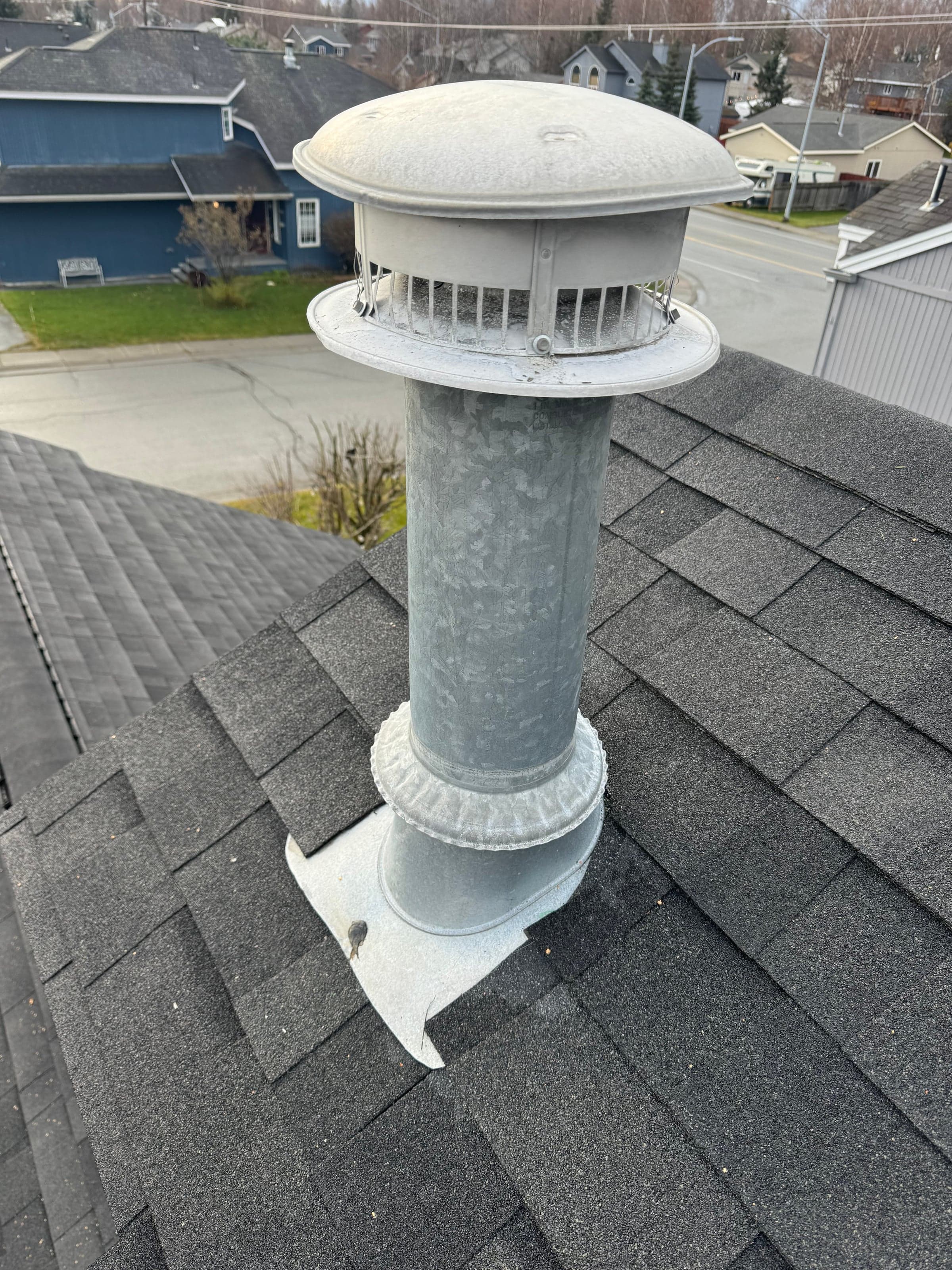 Vent stack flashing